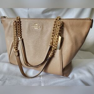 Coach Ava Pebble Tote